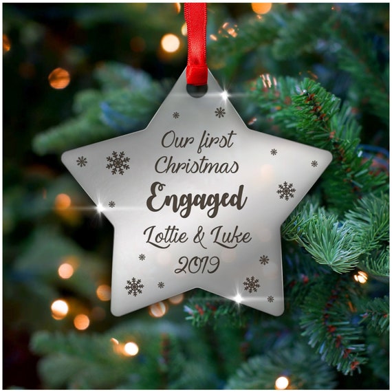 our first christmas engaged