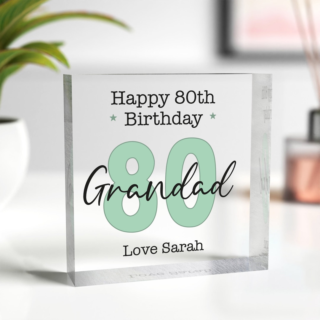 80th Years Old Birthday Gifts - Gifts For Elderly In Their 80s, Gift Ideas For 80 Year Old Man Woman, 80th Birthday Socks For Men Women - Foto 5