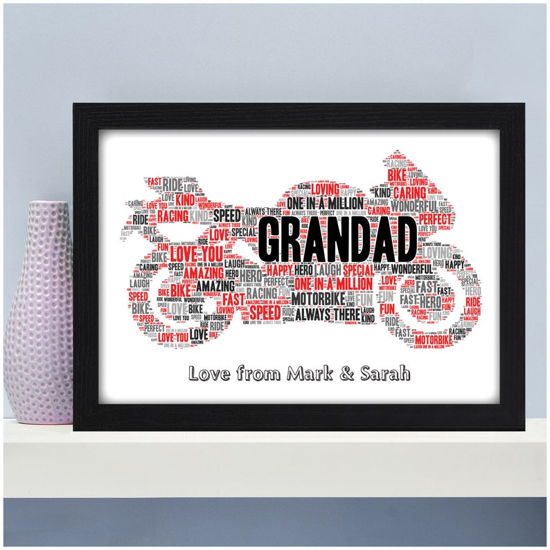 Motorbike Gifts Personalised Motorbike Gifts for Daddy Dad Etsy UK