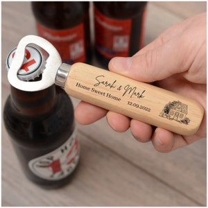 New Home Gift, Personalised Home Sweet Home Bottle Opener, First House Bottle Opener, Couples Gift, House Warming, Home Bar Gift, 1st Home