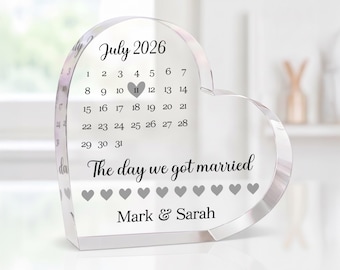 Personalised Wedding Gifts For The Couple | Our Wedding Day Gift Husband Wife With Grey Bag