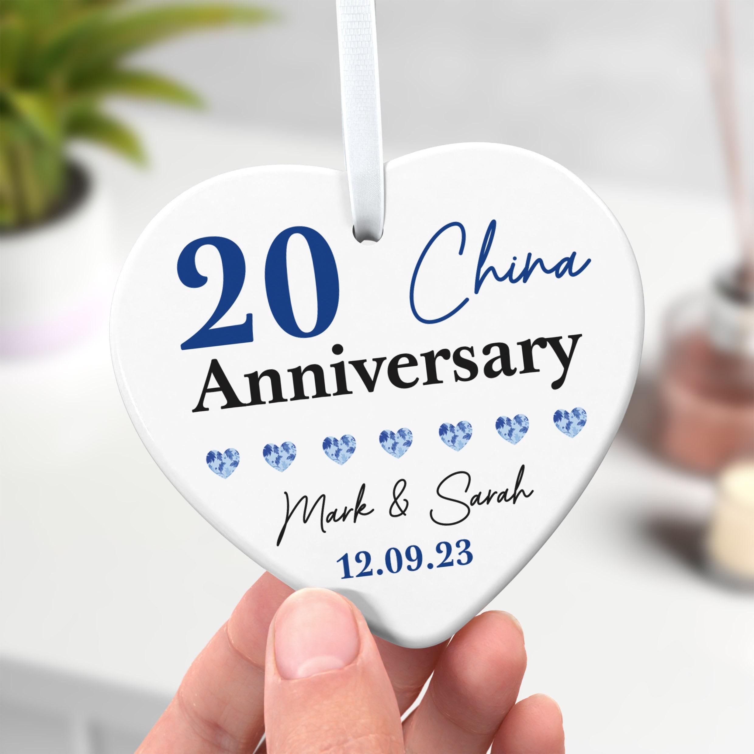 20th Anniversary Gift for Husband Couples | Personalised China