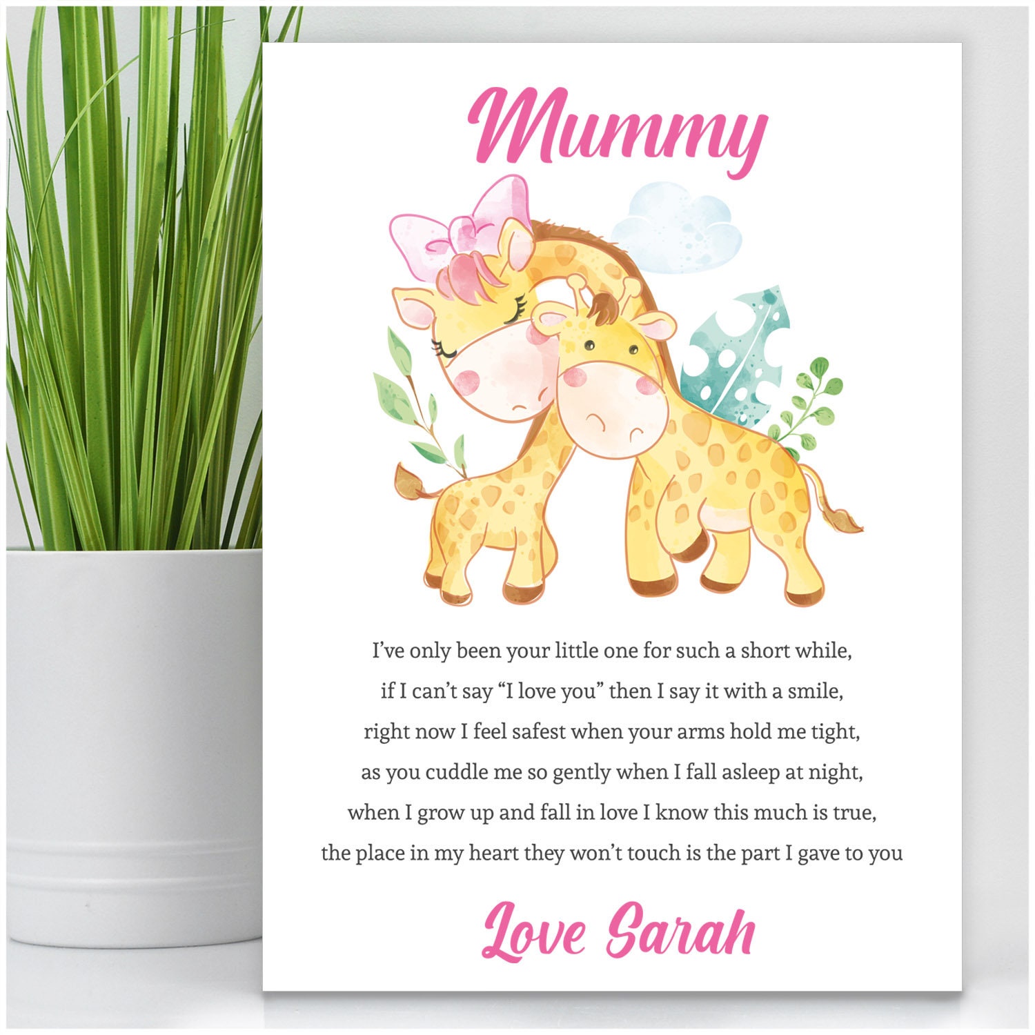 Mothers Day Card Mummy - Bella Rose Craft Studio