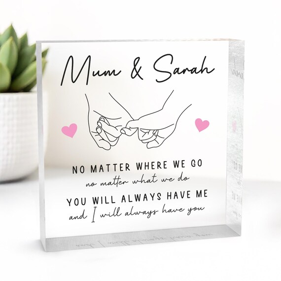 Mother & Daughter Gift, Mum Gift From Daughter, Mum Gift, Gift For Daughter, Daughter Gift, Mothers Day Gifts For Mum, With Grey Bag
