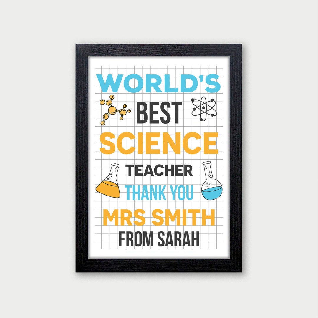 Best Science Teacher Gifts Personalised Gifts for Science Teachers End of School Term Gifts