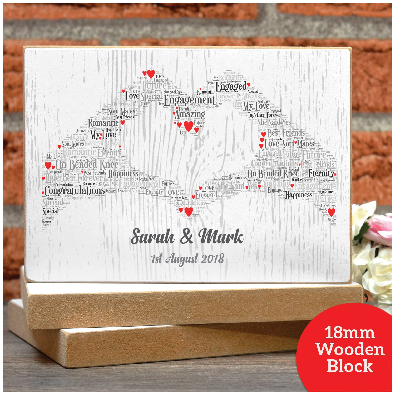 Personalised Couples Engagement Gift Engagement Gifts for Etsy