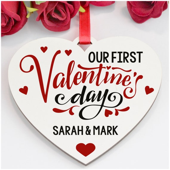 First Valentines Gifts for Boyfriend Personalised 1st Valentines