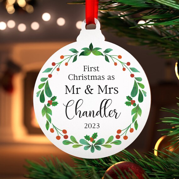First christmas married bauble new arrivals