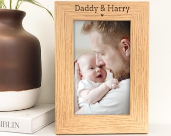 Daddy Gifts, Personalised Daddy and Me Photo Frame