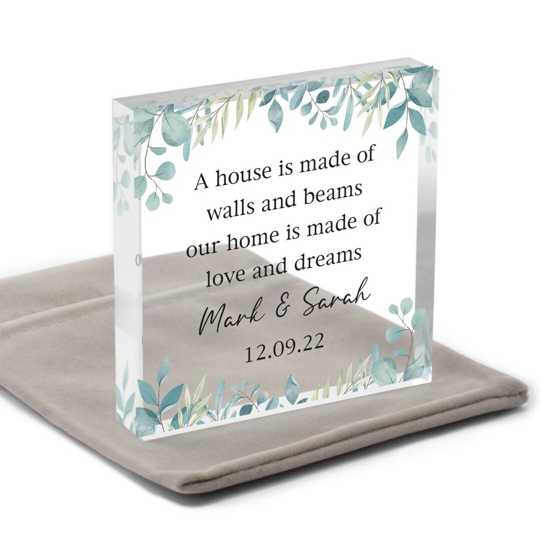 Personalised Our Home Gift, First Home Gifts, New House Gift, New ...