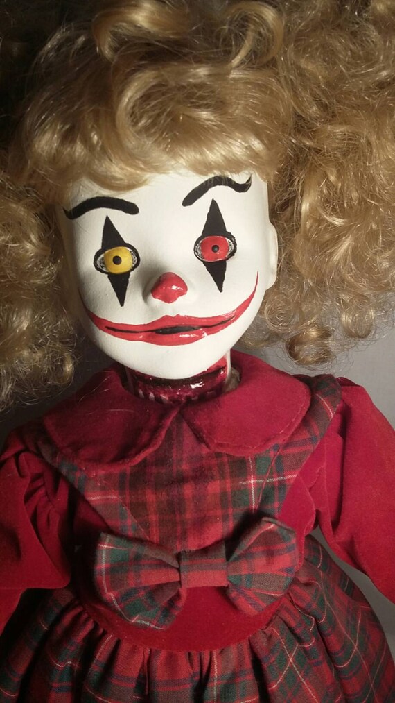 world of clowns porcelain doll