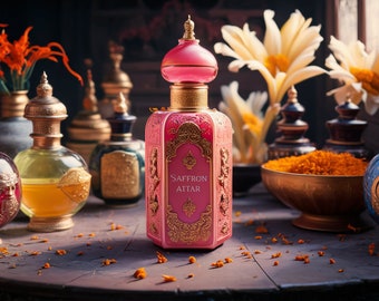 Saffron Attar/ Natural Perfume - Alcohol Free