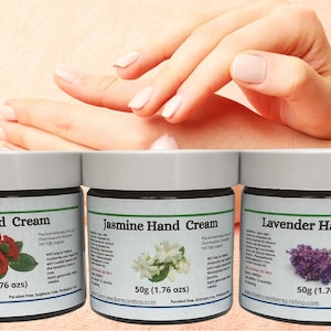 Triple Pack of Hand Creams (Rose, Jasmine and Lavender)