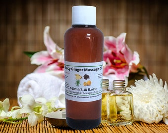 Spicy Ginger Massage Oil