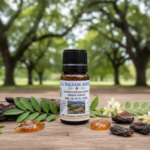 Tolu Balsam Absolute 5ml Essential Oil Product Photography