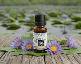 Essentiële olie blauwe lotus - puur en natuurlijk met stoom gedestilleerd
