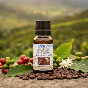 Aceite esencial de café colombiano / Ricamente aromático