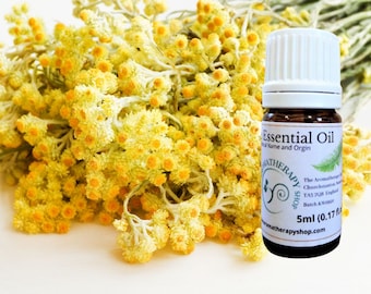 Organic Helichrysum Pure Essential Oil / Origin Bulgaria