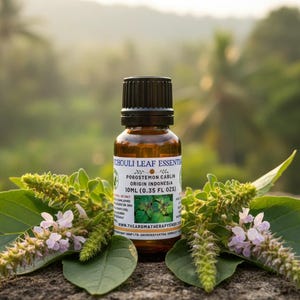 Aceite esencial puro de hoja de pachulí / Origen: Indonesia