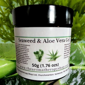 Alge und Aloe Vera Gel