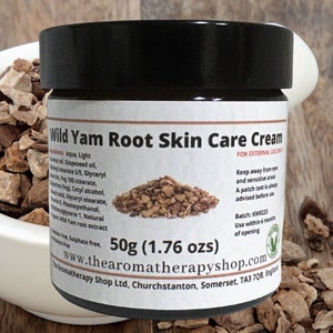 Wilde yamcrème (een natuurlijke huidverzorgingscrème met biologisch extract van wilde yamwortel)