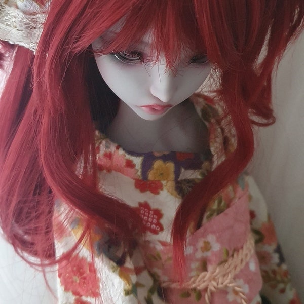 Tsukifly Lillycat Long Kimono with Obi and headpiece