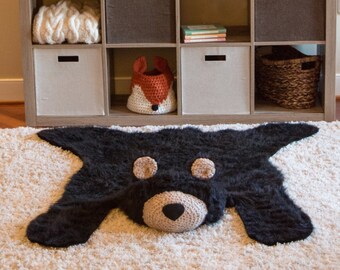 teddy bear rug nursery