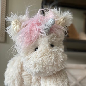 Unicorn Plush - stuffed unicorn crochet - ClaraLoo