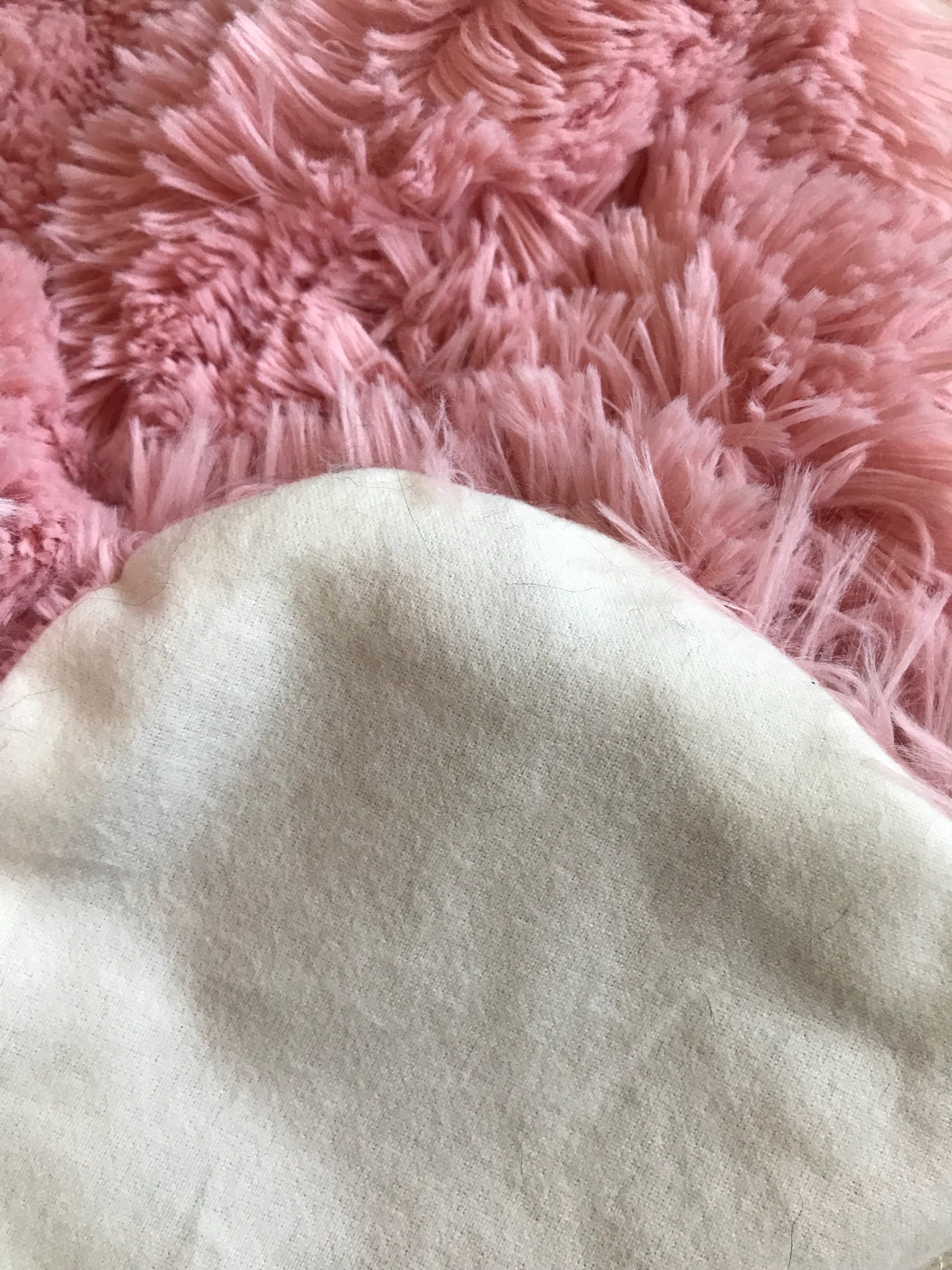 Small Size Pink Minky Bear Rug Woodland Animal Decor | Etsy