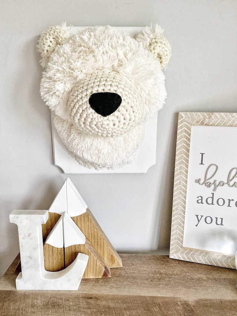 bear head wall mount nursery