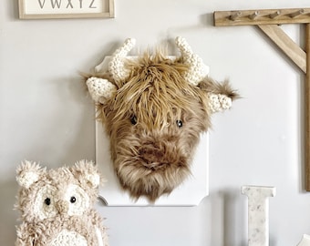 Highland Cow Wall Mount - ClaraLoo