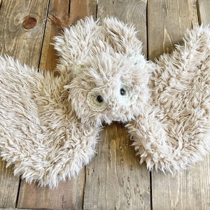 Coruja de pelúcia fofa, decoração de berçário com tema de floresta, presente macio para chá de bebê, bichinho de pelúcia fofo e fofo, presente para criança pequena, decoração de animais da floresta