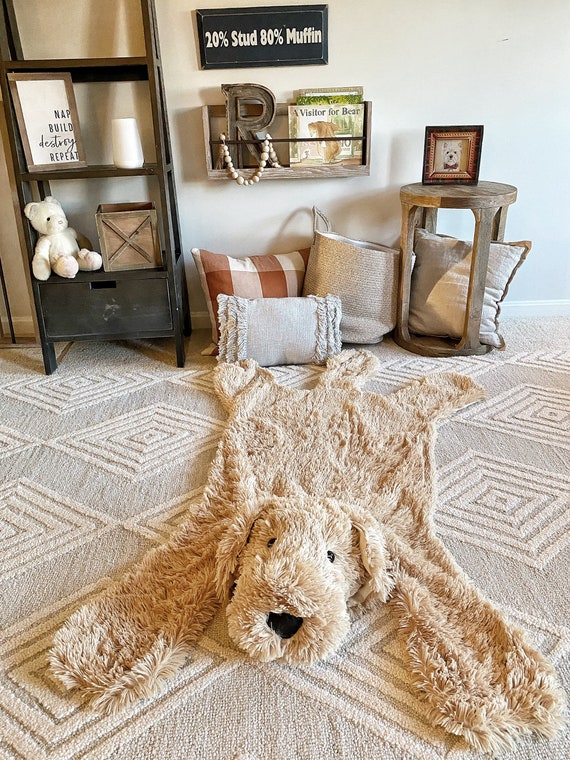 Golden Retriever Rug 5x6 ft, Dog Area Rug, Puppy Rugs for Living Room  Bedroom, Dog Lover Carpet, Kids Room Decor for Boys Girls, Washable Non  Slip