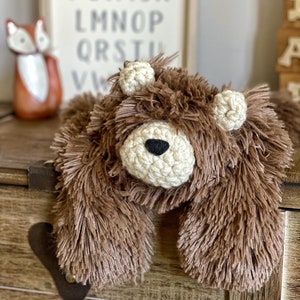 Cappuccino Minky Little Bear Lovey by ClaraLoo