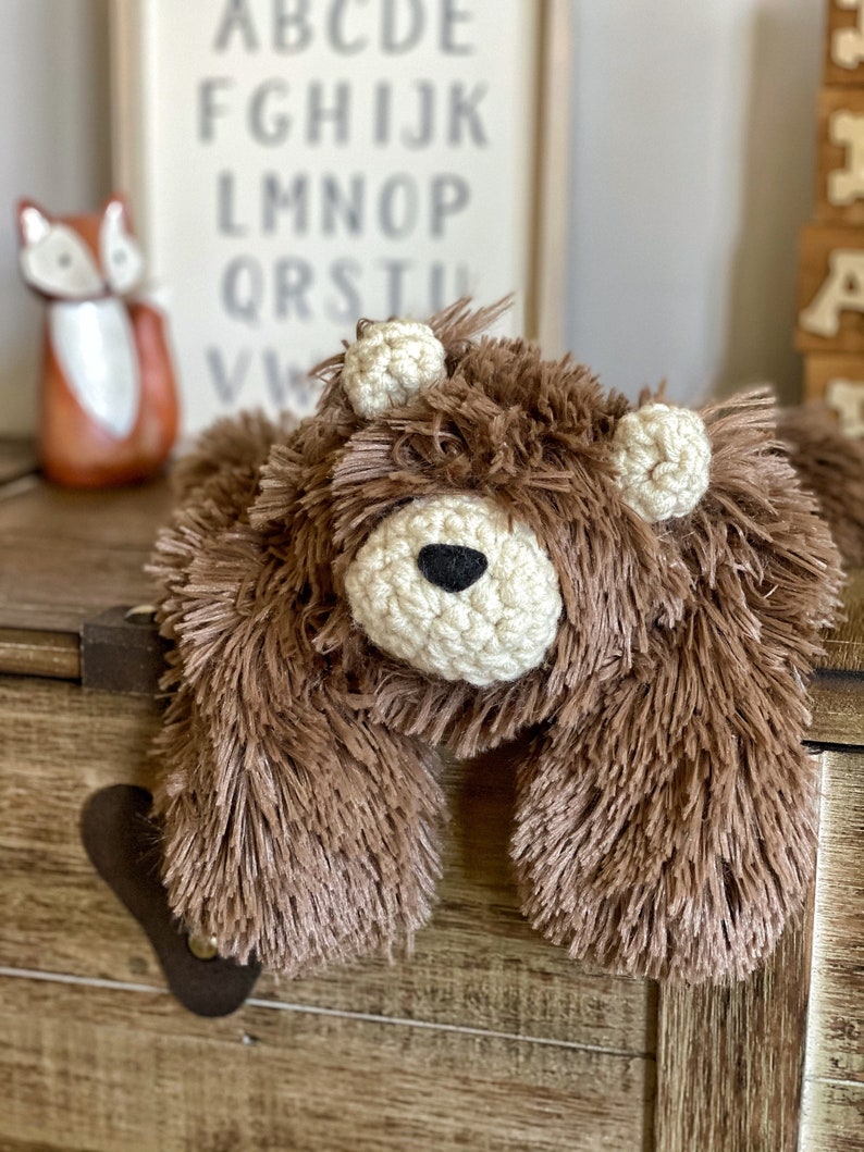 Cappuccino Minky Little Bear Lovey by ClaraLoo image 1