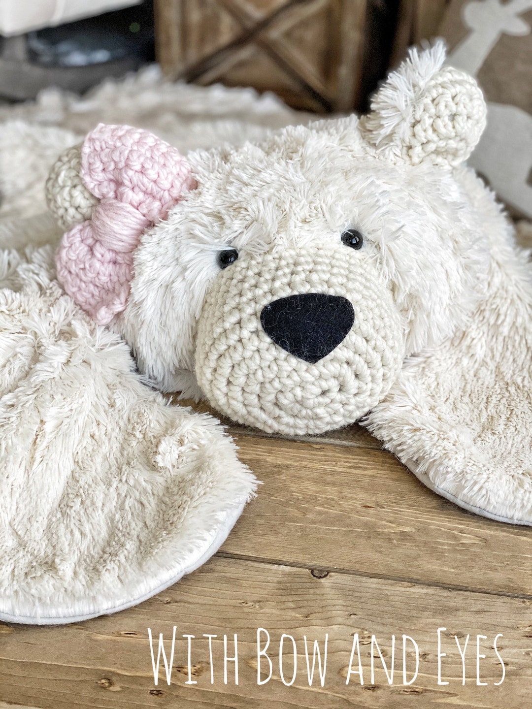 幼児用おもちゃ Baby Polar Bear Plush Stuffed Toy (4. inches)