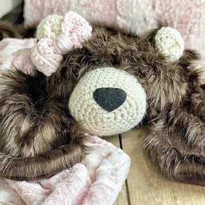 Brown Bear Rug, Forest Animal Nursery Décor