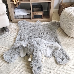 Nursery Elephant Rug small nursery rug by claraloo image 4