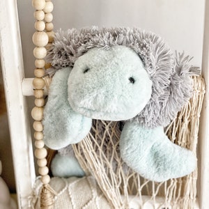 Sea Turtle Plush lovey - Ocean Nursery plush Decor - ClaraLoo