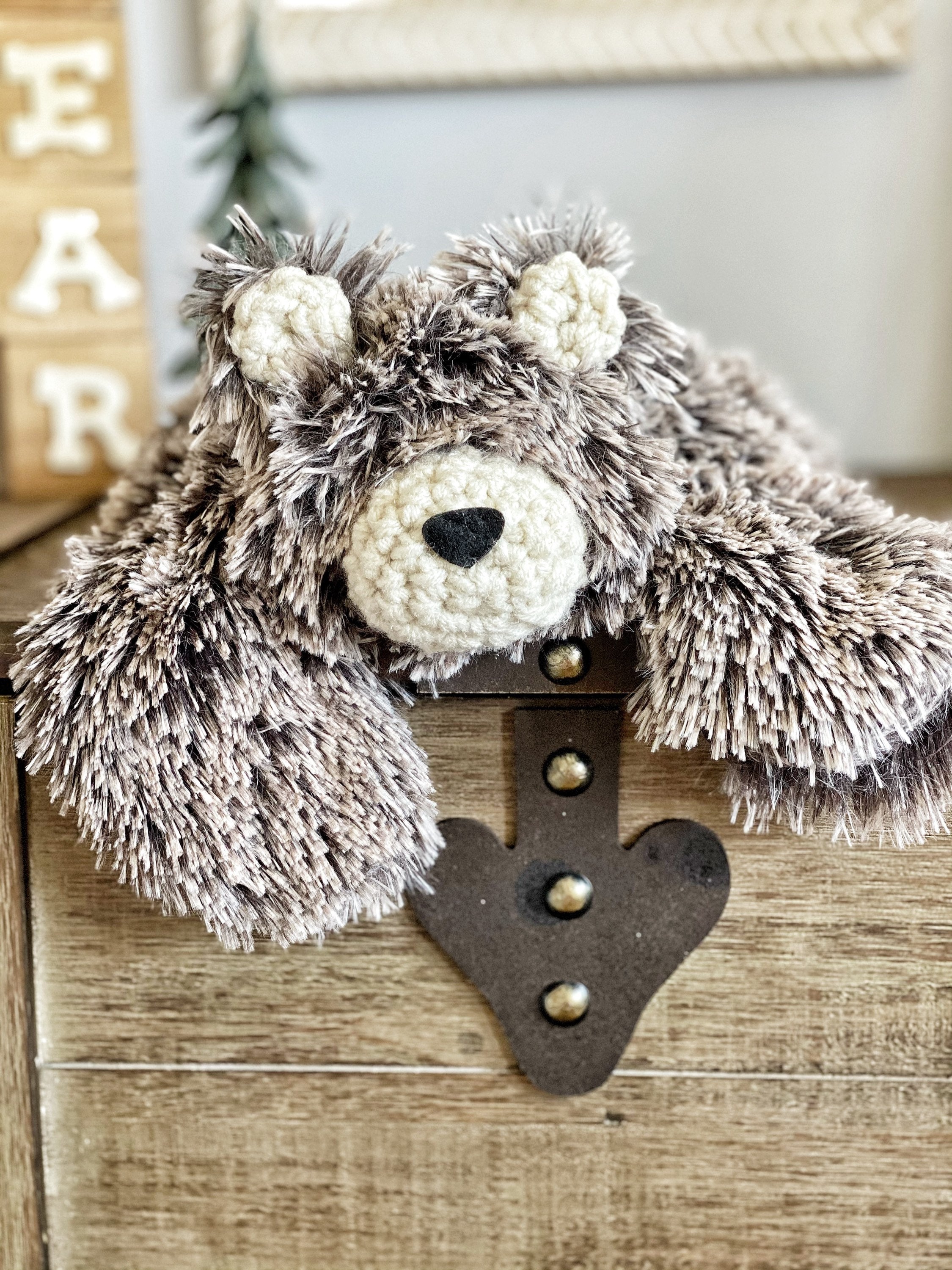 Bear Lovey - Braune Kunstfell Plüschdecke von ClaraLoo