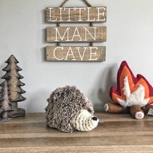 Woodland Nursery Hedgehog decor - woodland plush animal - ClaraLoo