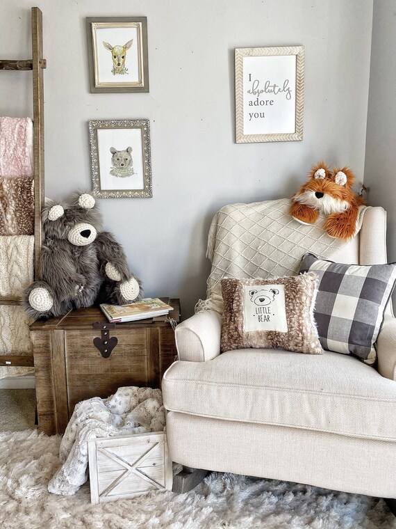 bear decorative pillow