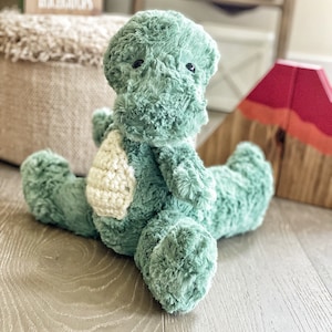 Peluche de dinosaurio - Peluche de T. rex - Decoración de guardería de tiranosaurio - Peluche de dinosaurio para guardería