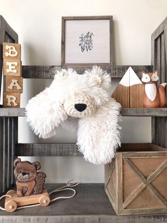 Eisbar Plusch Bar Lovey Wald Plusch Tier Etsy