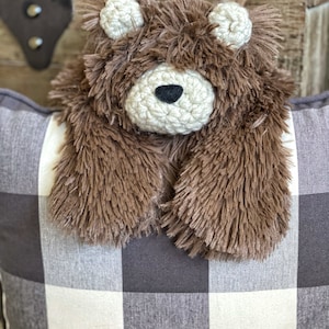 Cappuccino Minky Little Bear Lovey by ClaraLoo image 2