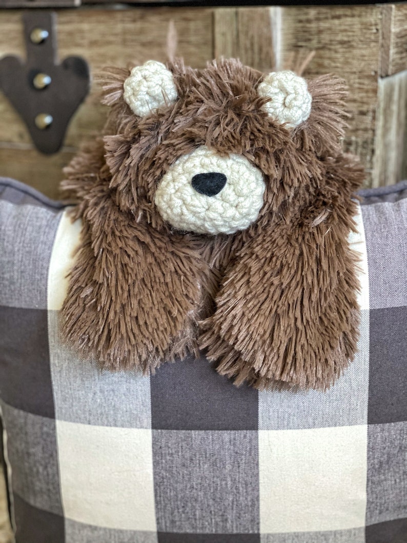 Cappuccino Minky Little Bear Lovey by ClaraLoo image 2
