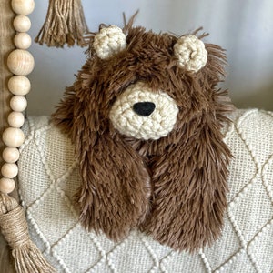 Cappuccino Minky Little Bear Lovey by ClaraLoo image 3