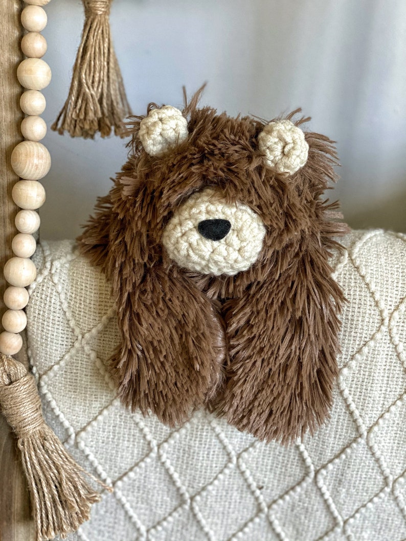 Cappuccino Minky Little Bear Lovey by ClaraLoo image 3