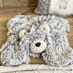 Little Bear Lovey - Grey Frosted