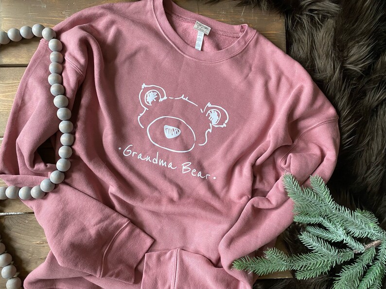 Grandma Bear Sweat Shirt Grandparent shirt image 1